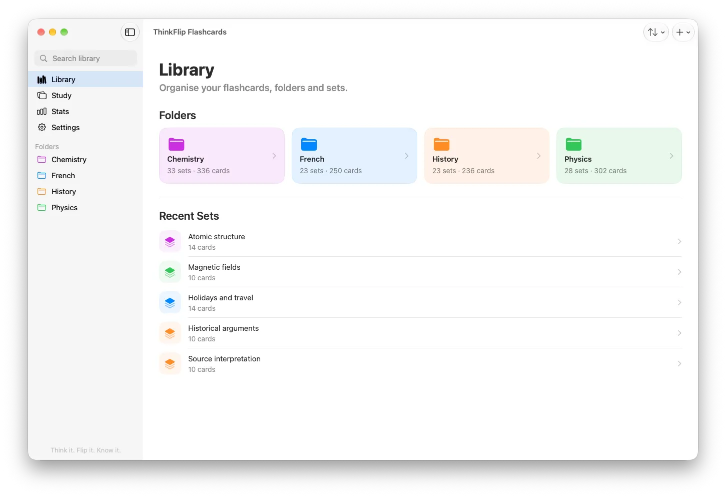 ThinkFlip library on Mac